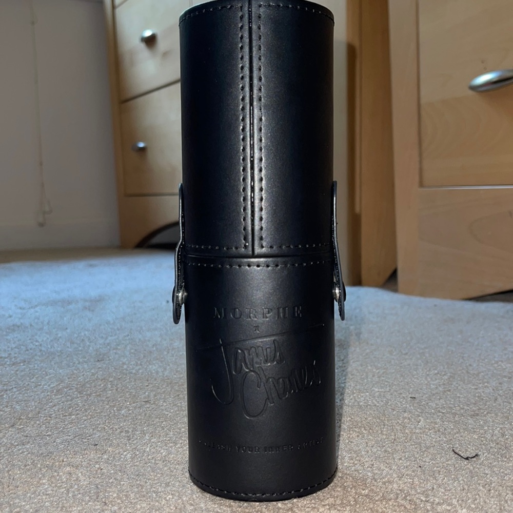 morphe x james charles makeup brush travel case